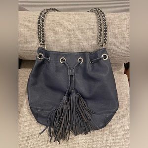 Rebecca Minkoff Lexi Convertible Bucket in Unique Navy Color!
